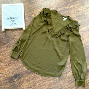 H&M Olive Top